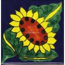 Ceramic Frost Proof Tiles Sunflower 12