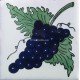 Mexican Talavera Tiles Grapes
